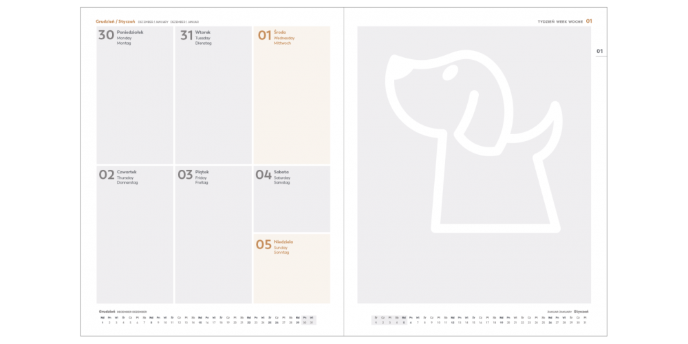 kalendarium indywidualne przykład 