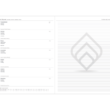 kalendarium indywidualne przykład